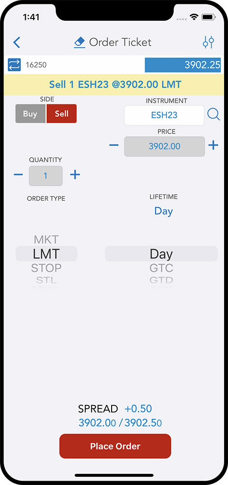 Order Entry Trading