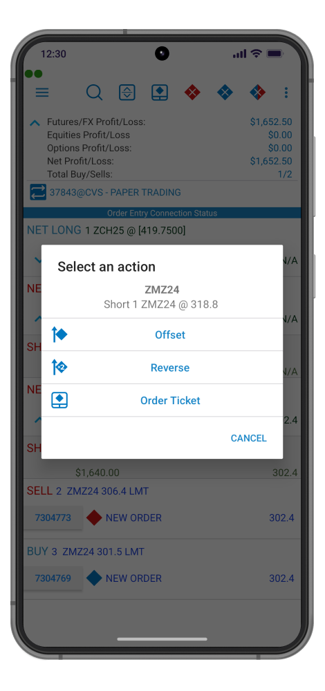 QST Mobile Trading Software For iOS and Android Perfect Tool To Create Charts On Futures Options, Strategies, FX, CFDs and Equities